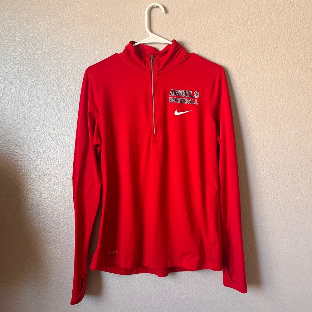 Nike Los Angeles Angels 1/4 Zip Dri Fit